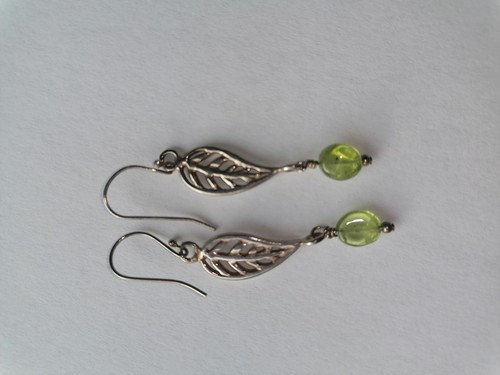 Handmade peridot and sterling - peridot,