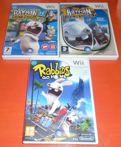 Rayman raving rabbids wii - rabbids,