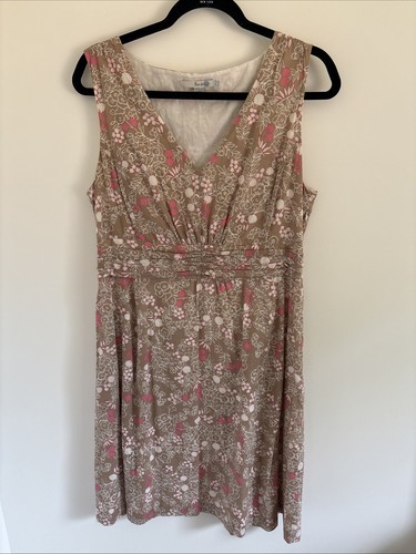 Boden 100 cotton brown and - brown,