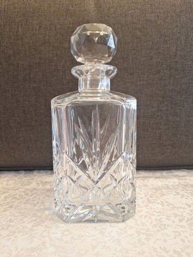 Vintage glass crystal decanter - glass,