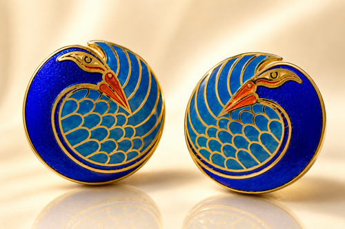 Vtg laurel burch cloisonne - vtg,