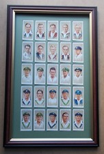 Set 25  Framed Cigarette Cards