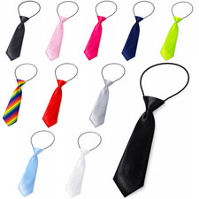 Kids Tie Elastic Loop Neck