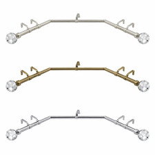 28mm Bay Window Curtain Pole 3