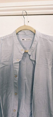 Zara collarless shirts - collarless,
