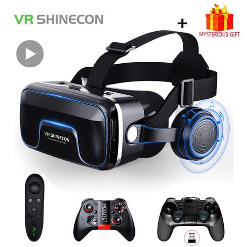 Virtual reality headset 3d - vr,