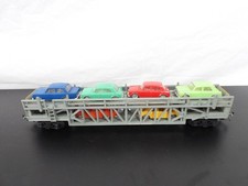OO Gauge Hornby R342 Car A Belle Transporter + six cars complete working order