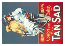 Picture Postcard~ MOTORCYCLE, T.S.A.I TAN-SAD, PILLION RIDING