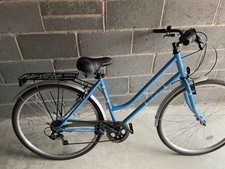 Apollo Cafe Racer Ladies Hybrid Town Blue Bike Bicycle Shimano 6 Gears 700 Wheel