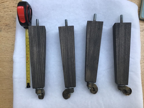Four footstool chair legs - chair,