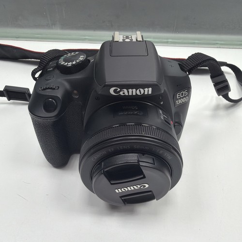 Canon eos 1300d with 50mm - with, lens