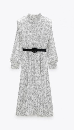 Zara polka dot dress - dot,