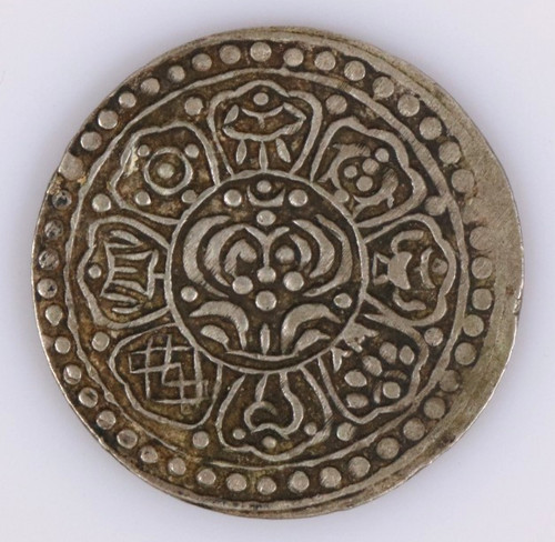 Tibetan gaden tangka silver - gaden,