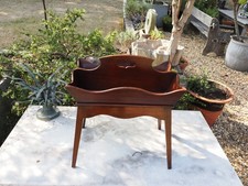 A Very Unusual Antique Tray On Stand Cutlery Maids Butlers Tray