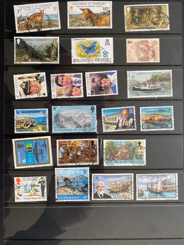 Guernsey used stamp - , collection