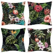 Tropical Floral Flamingo
