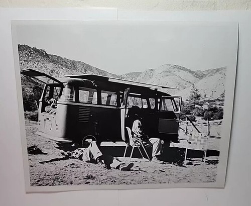 Vintage real photo vw camper - photo,