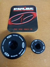 Suzuki RMZ450 2005-2022 Pulse Racing black logo engine timing inspection plugs