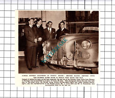 Stirling Moss Leslie Johnson Rootes Cutts Humber Super Snipe Car  - 1952 Cutting