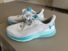 white and aqua under armour