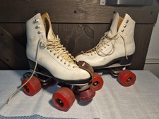 Vintage White Roller Skates