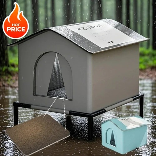 Outdoor feral cat house - outdoor,