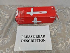 Mila Upvc Door Handle 92pz With 211mm Screw Fix Sprung - White (READ)