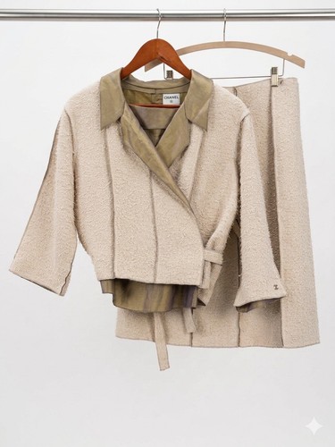 Chanel tweed piece skirt - piece,