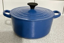 LE CREUSET CAST IRON BLUE 18cm