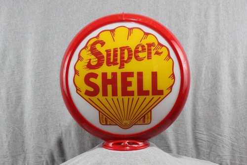 Super shell gas pump globe - pump,