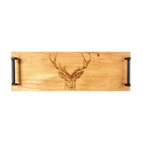 Stag prince oak tray - stag,