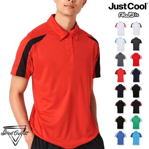 Mens quick dry contrast - dry, polo