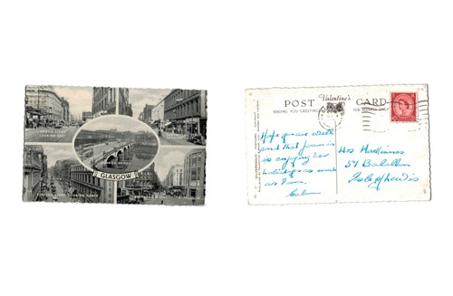 Vintage postcard glasgow - vintage,