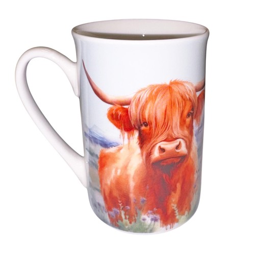 Highland cow mug bone china - mug,