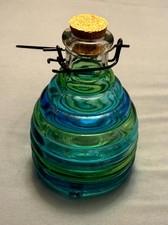 Vintage Coloured Hanging Glass Wasp Catcher