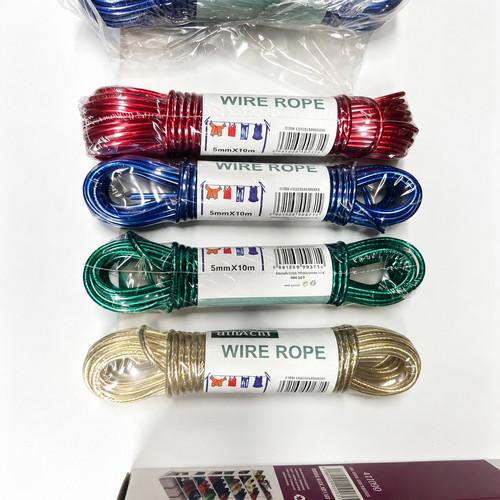 Wire rope washing line 5mm - rope, x