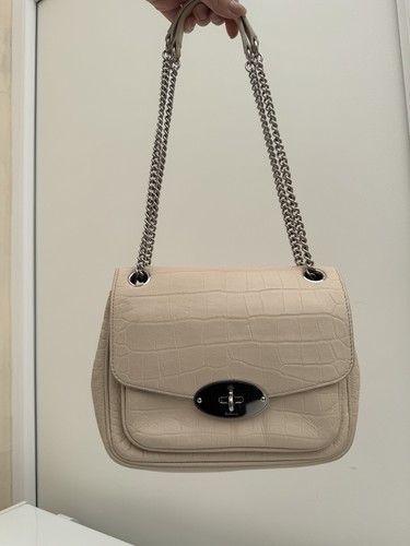 Mulberry off white croc - white,