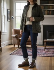 Vintage BARBOUR Brown Grain