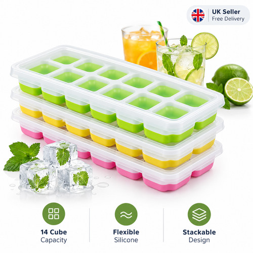 Stackable silicone ice cube - stackable,