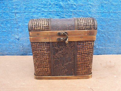 Vintage wicker wood - vintage,