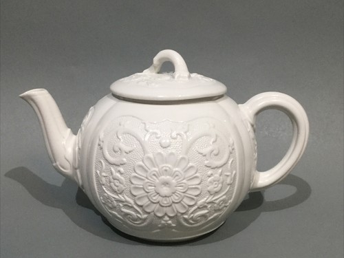 Minton parian ware tea pot - parian,