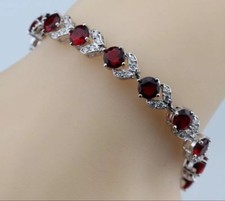 Sterling Silver 925 Red