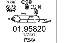Mts 01.95820 Muffler Exhaust