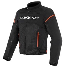 DAINESE AIR FRAME D1 TEX BLACK WHITE RED VENTED MESH SUMMER MOTORCYCLE JACKET