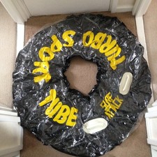 Turbo Sport Tube 44 inch Inflatable Rubber Ring with Handles for Kids and Adults