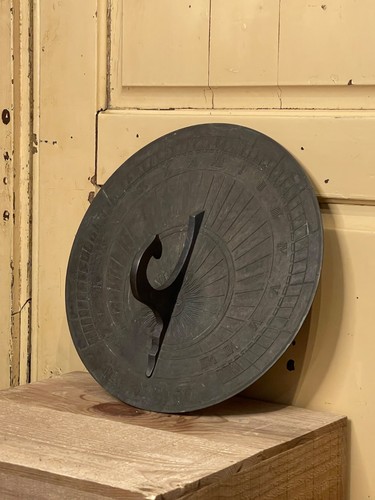 Bronze sundial british made - bronze,
