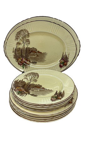 Myott son plates cream - myott,