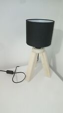Trigoes Tripod solid wood lamp 23cm New available as bare unit or with shades