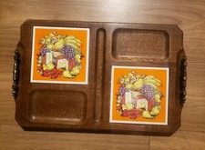 Vintage Wooden Tea Biscuit