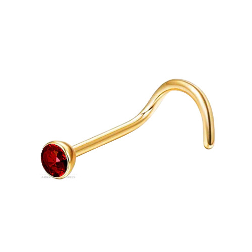 Gold plated nose - plated, screw